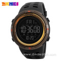 Hot Sale Brand Guangzhou SKMEI Digital Watch with Rubber Strap Led Display Casual Military Sport Watches For Men reloj 1251